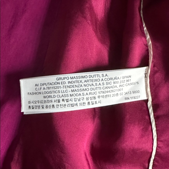 Massimo Dutti magenta Women's Blazer - Picture 2 of 14